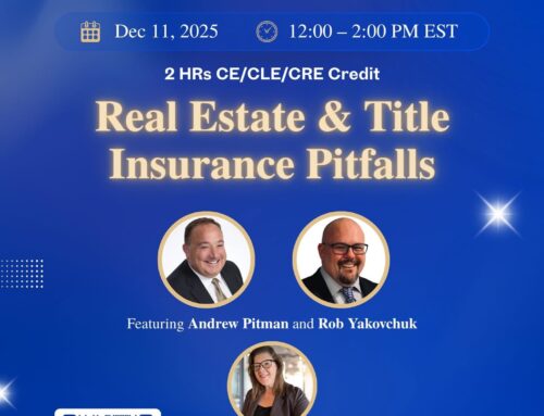 December Reflections: Real Estate, Title Insurance, and Looking Ahead to 2026